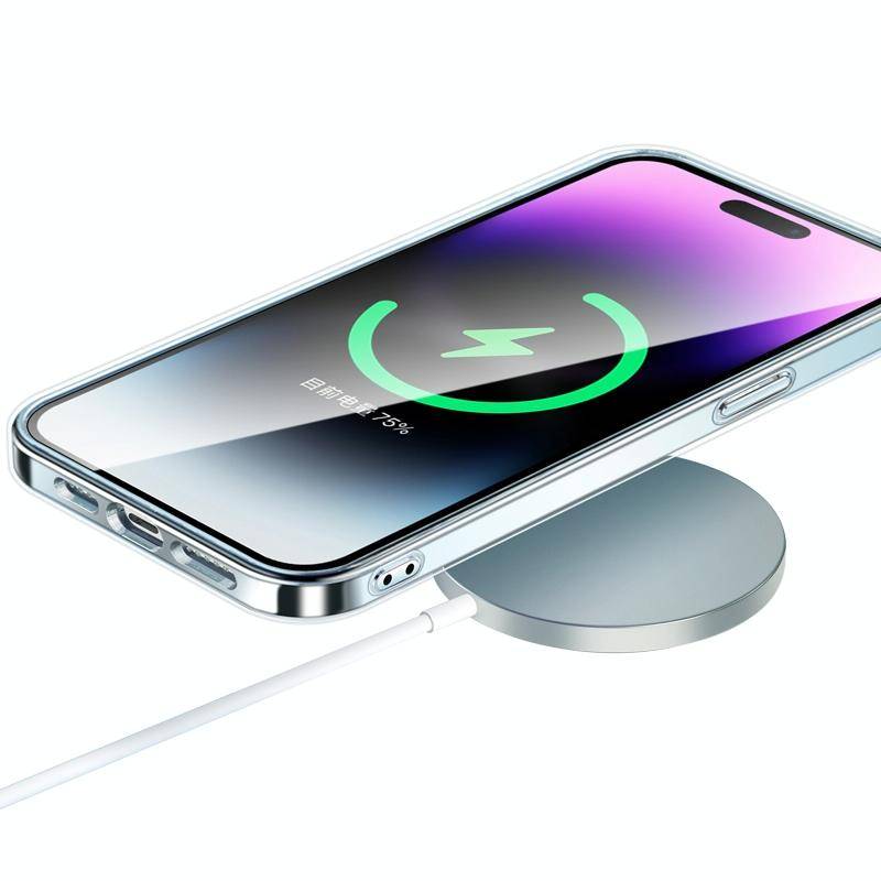 For iPhone 13 Pro Max MagSafe Gradient Phone Case(Purple)