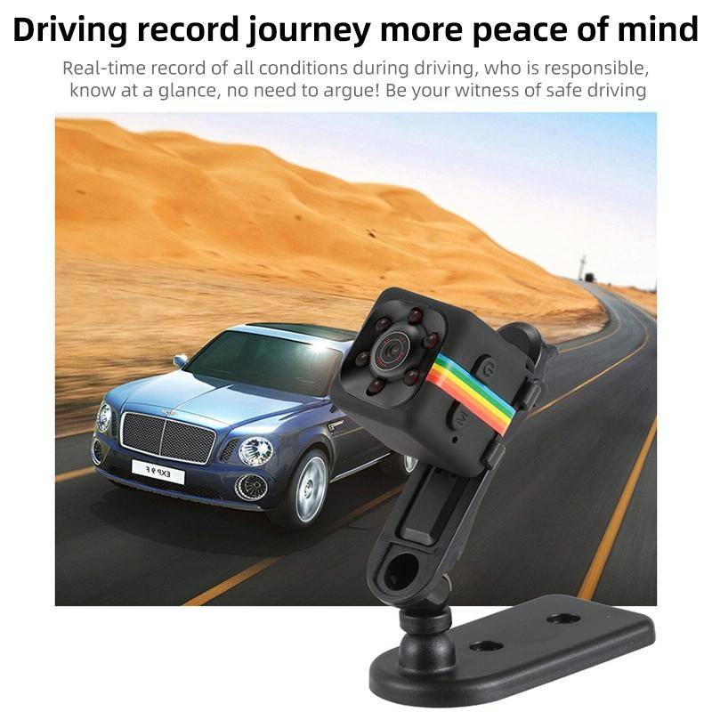 SQ11 Mini DV HD 960P 6 LEDs Sport Recorder Camera with Holder, Support Monitor Detection & IR Nig...
