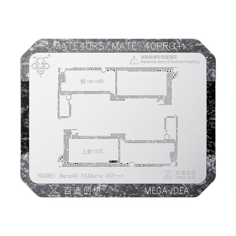 For Huawei Mate 40 Pro+ Qianli Mega-idea Multi-functional Middle Frame Positioning BGA Reballing ...