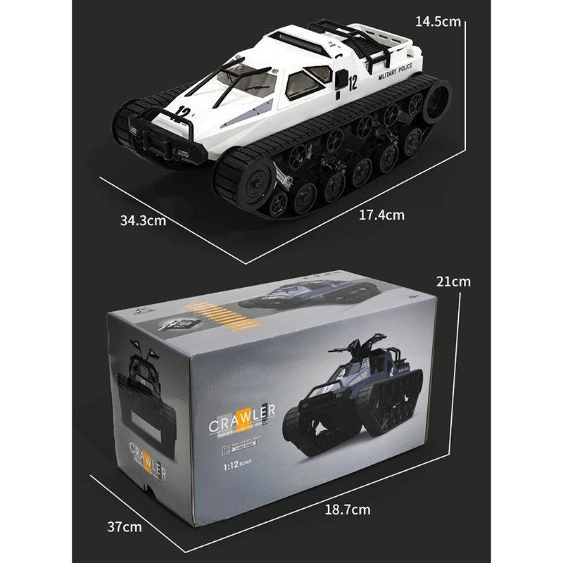 SG-1203 1:12 2.4G Simulation Remote Control EV Tracked Vehicle Tank Off-road Vehicle Model Car To...