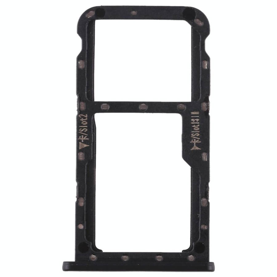 SIM Card Tray + SIM Card Tray / Micro SD Card for Huawei Maimang 6(Black)