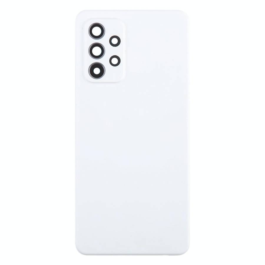 For Samsung Galaxy A52 5G / A52 4G Battery Back Cover with Camera Lens Cover(White)