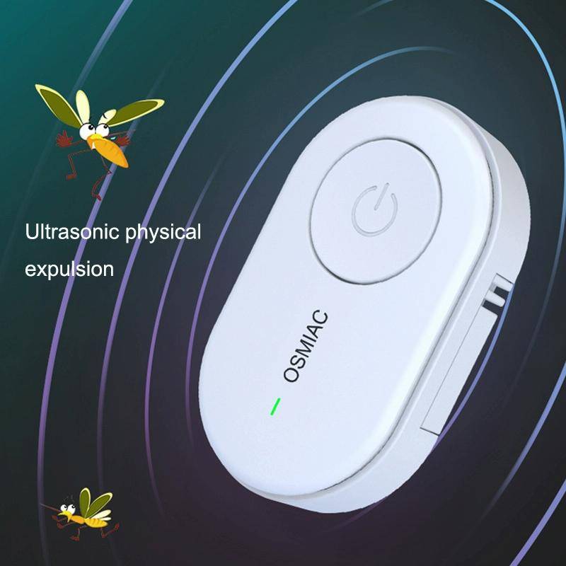 TS-07-08 Outdoor Portable Ultrasonic Children Mosquito Repellent Buckle(White)