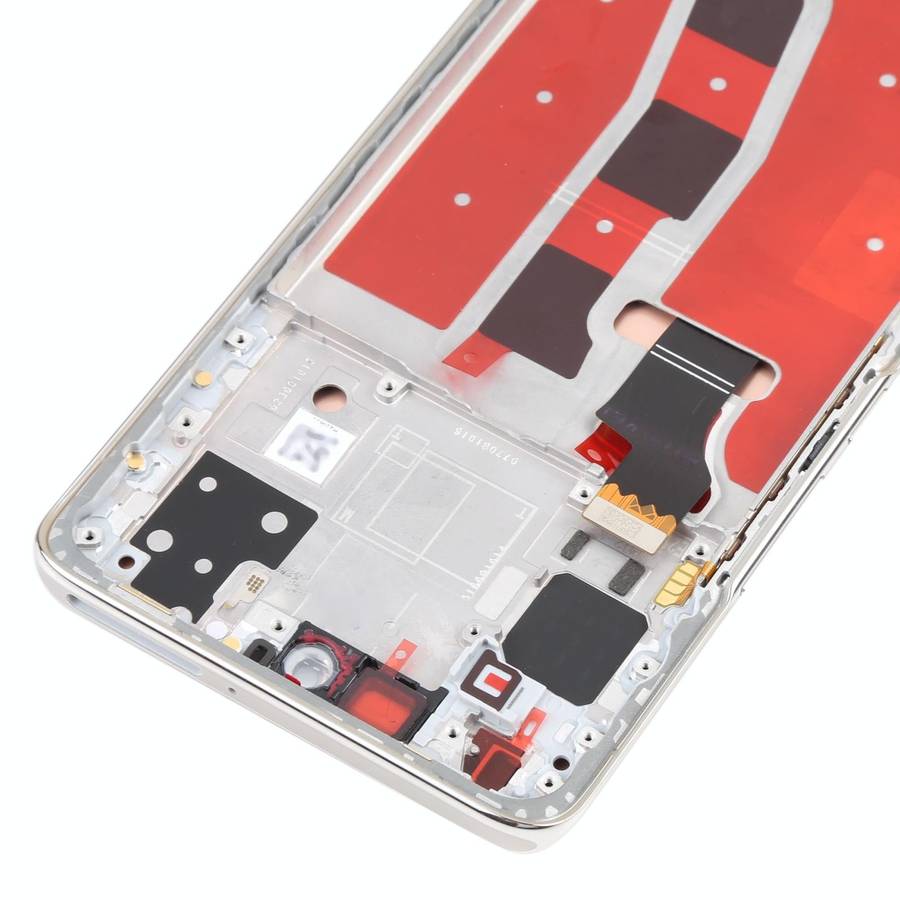 Original OLED LCD Screen for Huawei Nova 8 5G Digitizer Full Assembly with Frame(Silver)