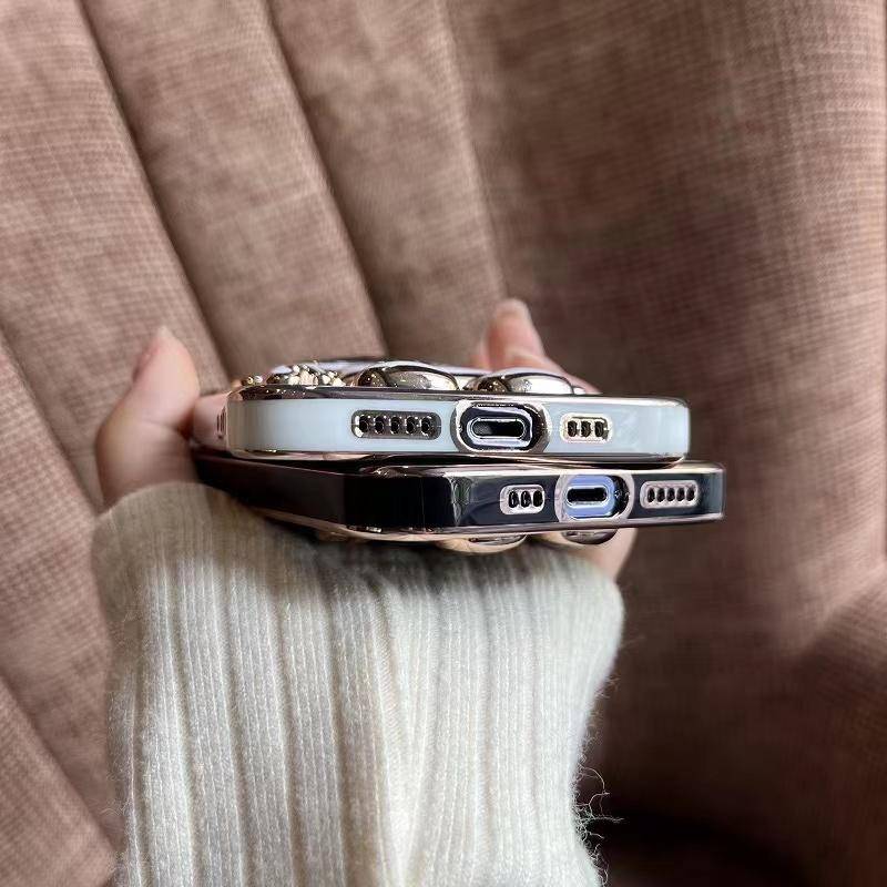 For Huawei Mate 50 Pro Electroplating Astronaut Holder Phone Case(Black)