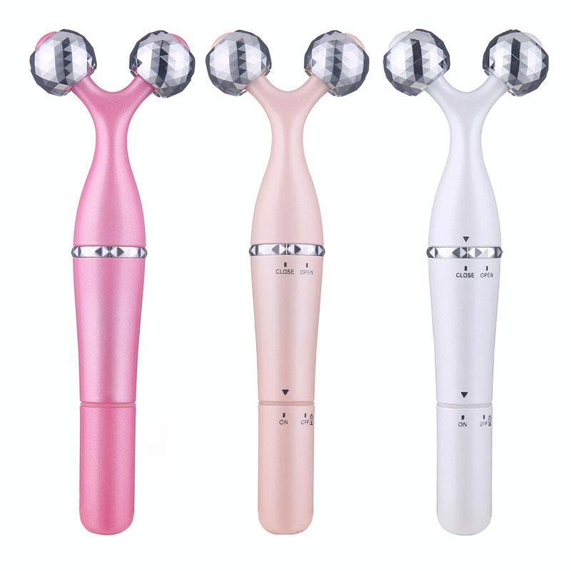 3 In 1 Portable Electric Eye Massager Double Chin Face Lift Body Neck Massage Roller 3D Facial Ma...