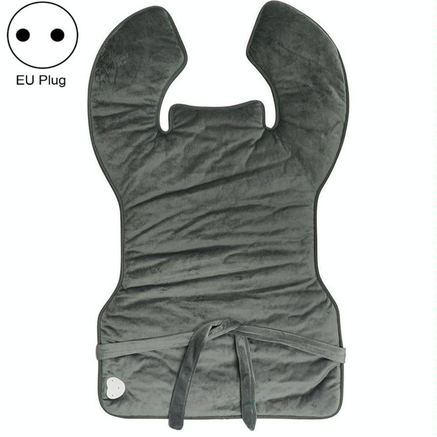 Heated Shoulder Guards Neck Guards Electric Heated Shawls Electric Blankets EU Plug(Dark Gray)