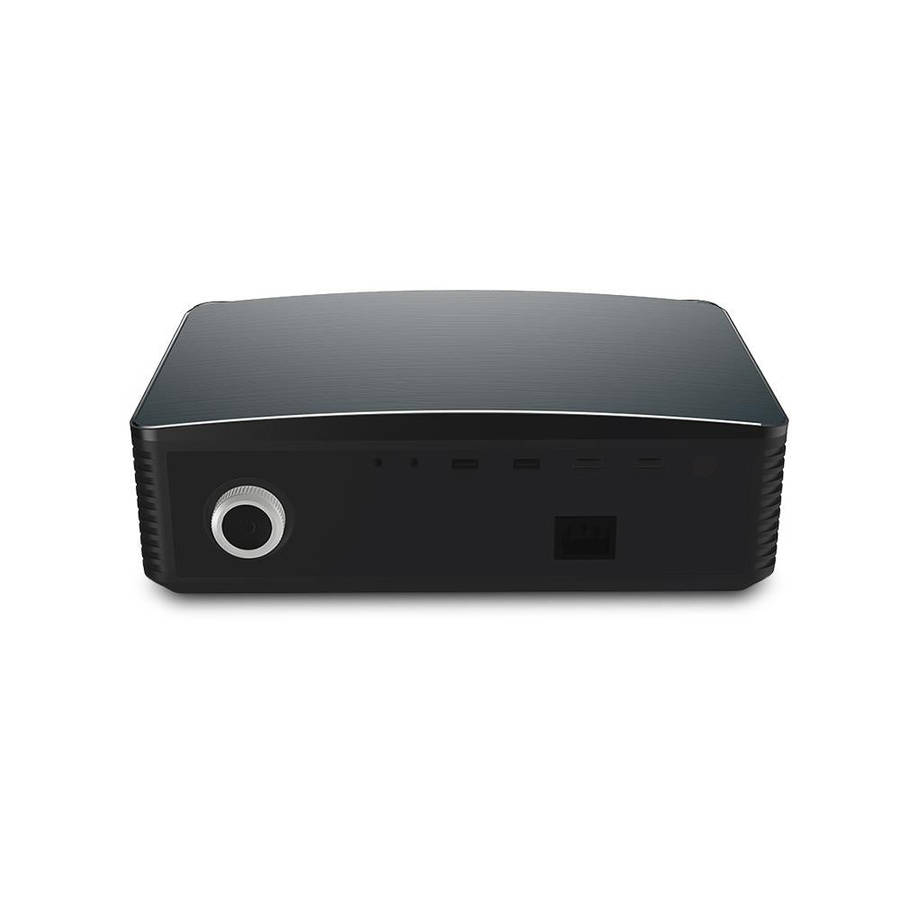 YG670 1920x1080 3000 Lumens Portable Home Theater LED HD Digital Projector, Android Version(Black)