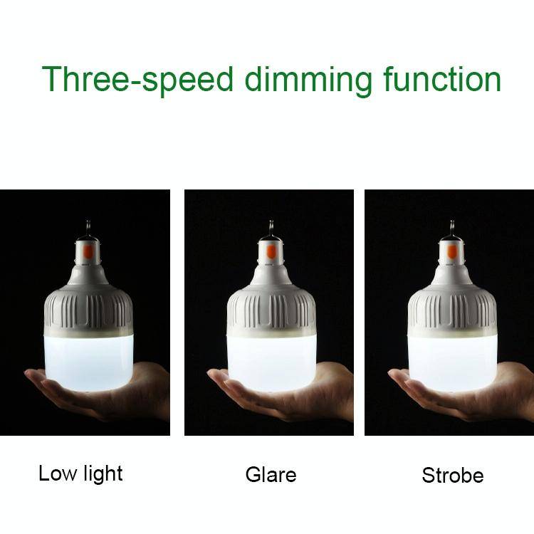 AB26 USB Charging LED Bulb Night Market Stall Lights Outdoor Camping Hanging Lamp, Power: 80W (Or...