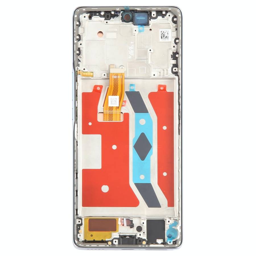 For Honor Magic5 Lite Original LCD Screen Digitizer Full Assembly with Frame (Silver)