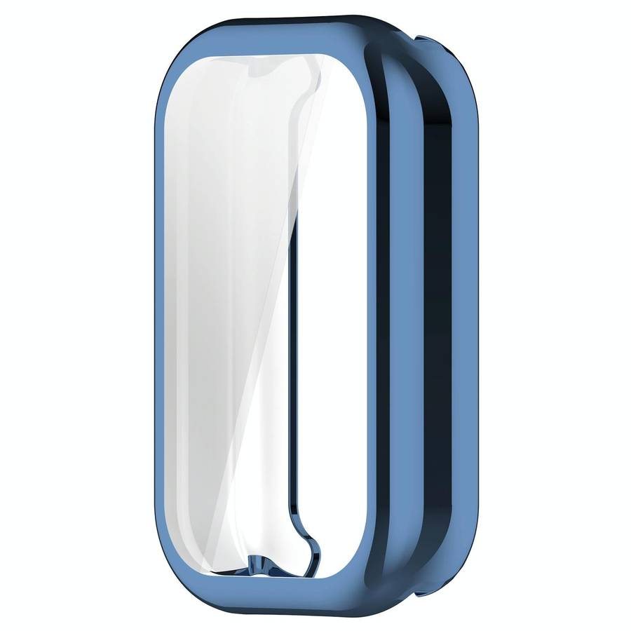 For Xiaomi Smart Band 8 Active Full Package TPU Electroplated Watch Protective Case(Blue)