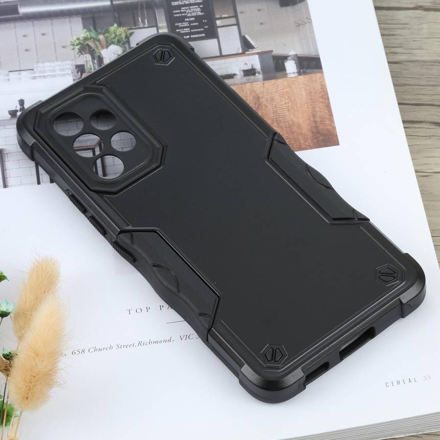 For Samsung Galaxy A53 Non-slip Armor Phone Case(Black)