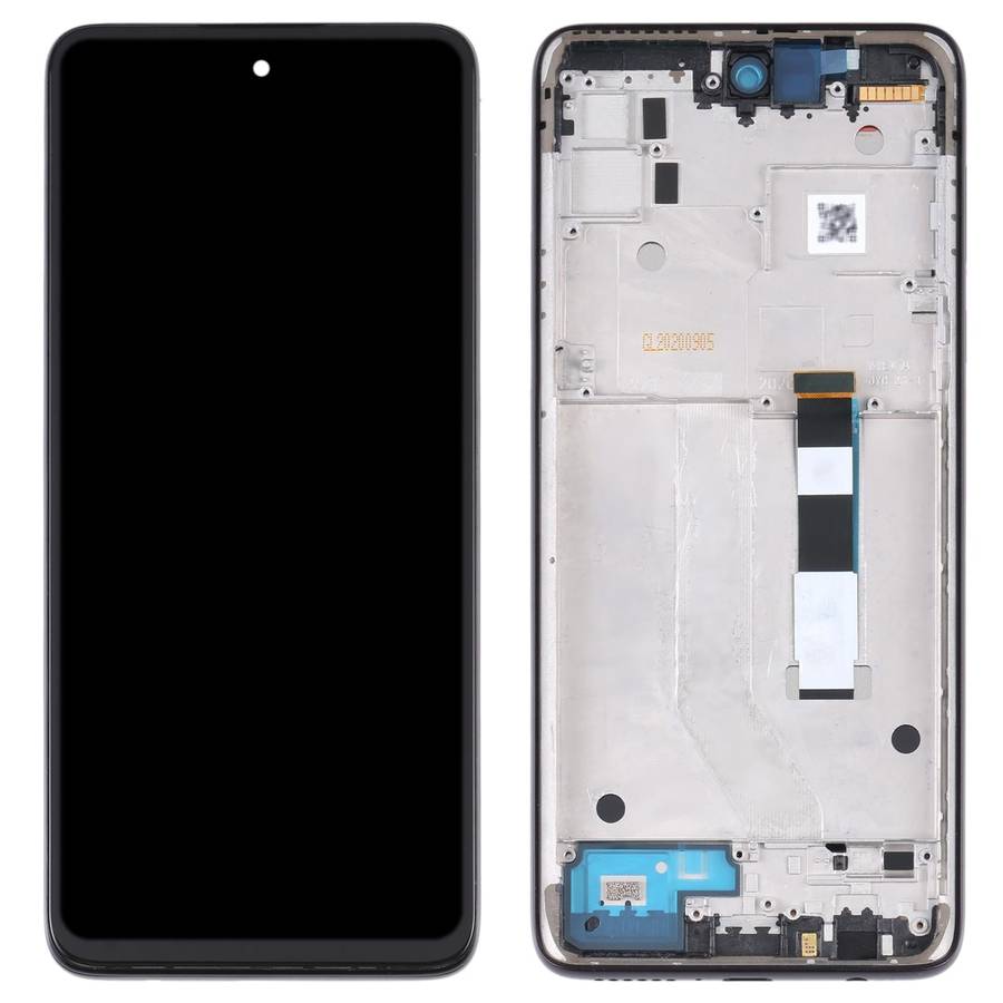 TFT LCD Screen for Motorola Moto G 5G Digitizer Full Assembly with Frame (Purple)