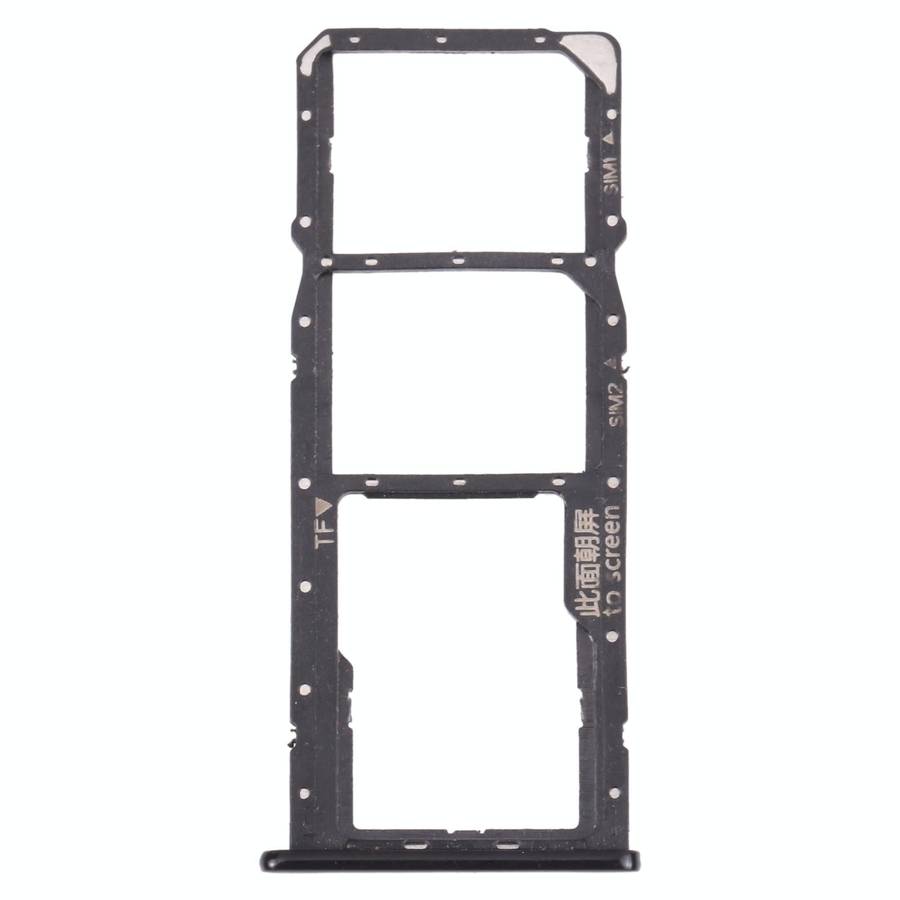 SIM Card Tray + SIM Card Tray + Micro SD Card Tray for Huawei Enjoy 8 (Black)