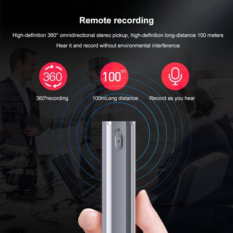 JNN Q72 HD Noise Reduction Long Standby Smart Voice Recorder Recording Device, Capacity:32GB (Black)