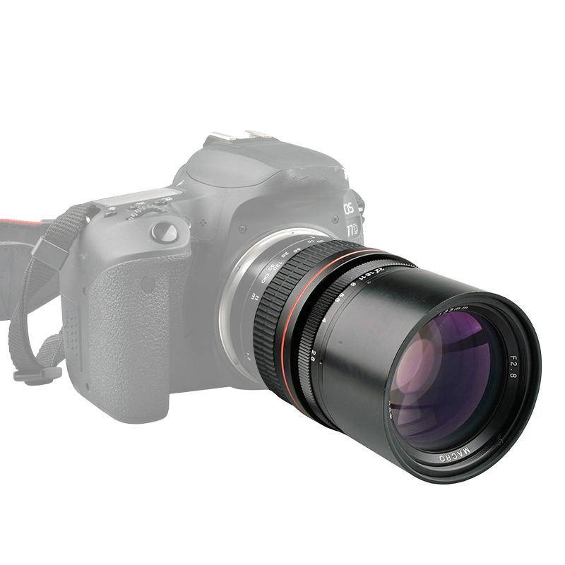 Lightdow 135mm F2.8 Full-Frame Telephoto Lens Fixed-Focus Landscape Lens