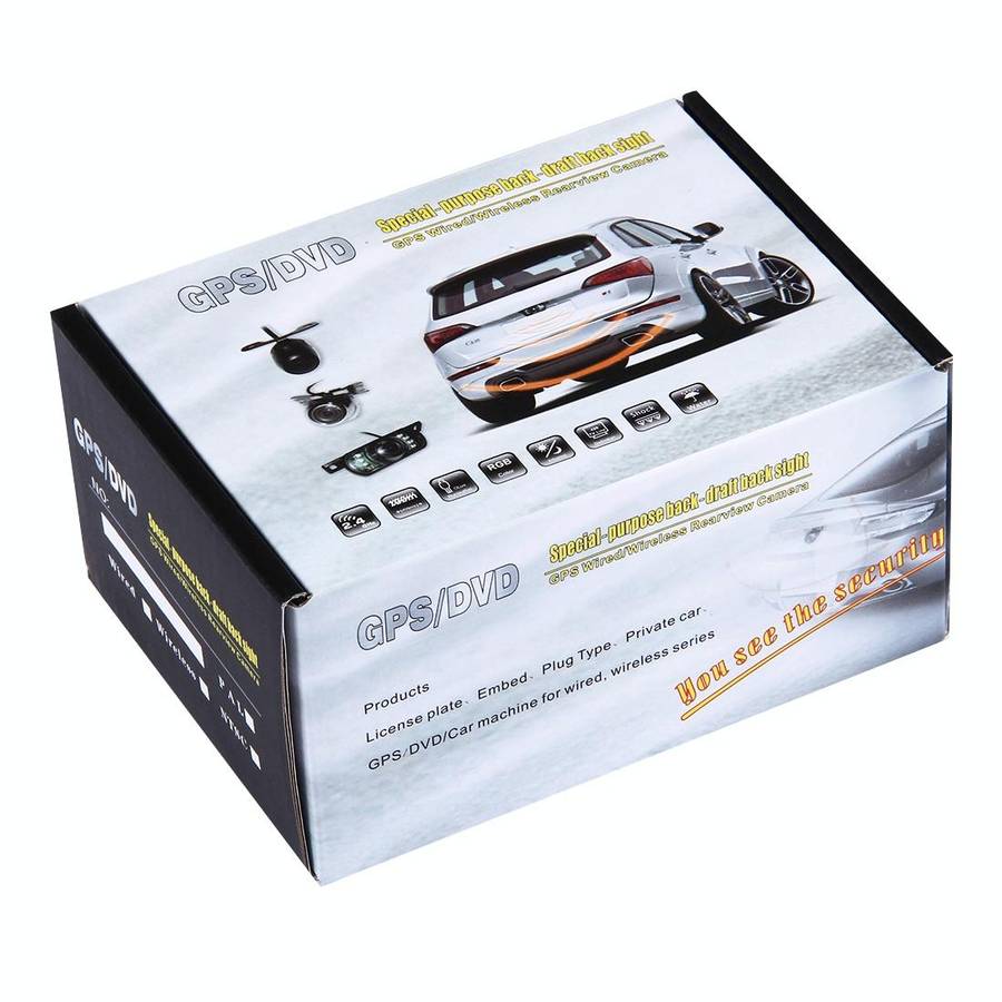 2.4G Wireless DVD Car Rear View Night Vision Reversing Backup Camera with 7 LED , Wide viewing an...