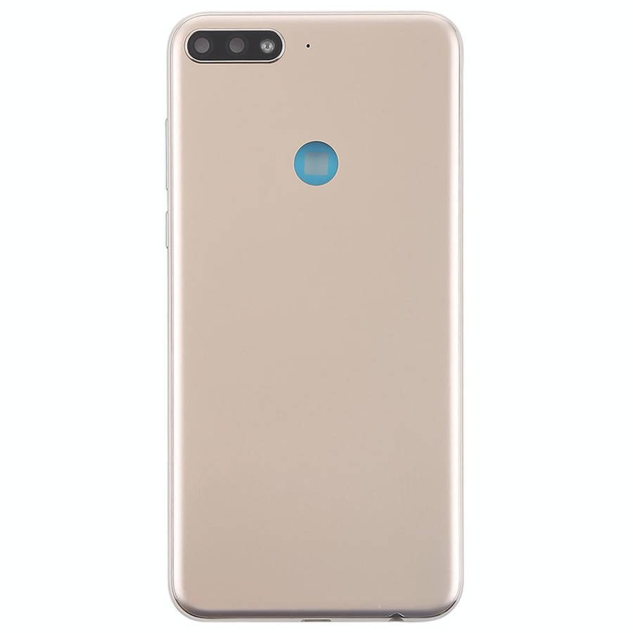 Back Cover with Side Keys for Huawei Y7 (2018)(Gold)