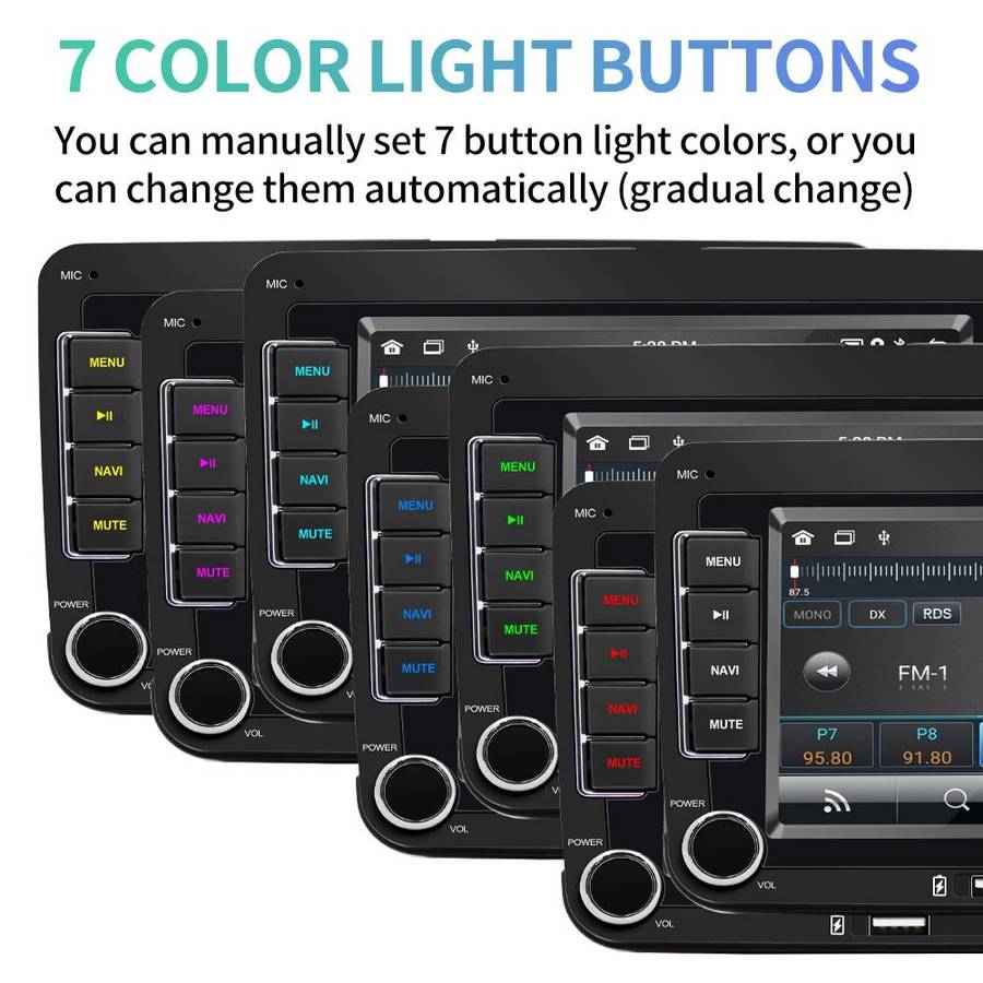 S9070 For Volkswagen 7 inch Portable Car MP5 Player Support CarPlay / Android Auto, Specification...