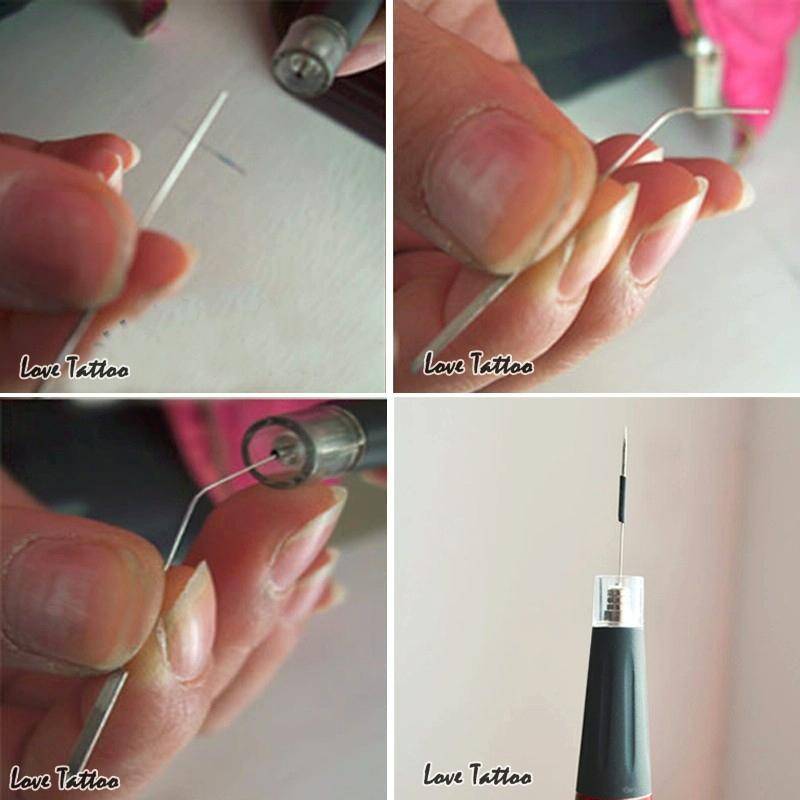 50pcs 7F 0.35 x 50mm Disposable Tattoo Needles Agujas Microblading Permanent Makeup Machine Needle