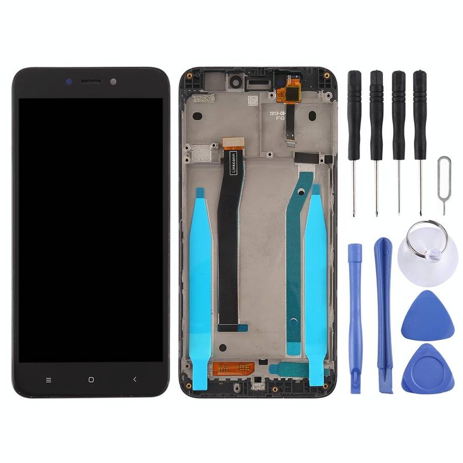 TFT LCD Screen for Xiaomi Redmi 4X Digitizer Full Assembly with Frame(Black)