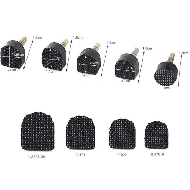 High Heels Heel Studs Mute Wear-resistant Replacement Heel, Color: Black (30 In 1)