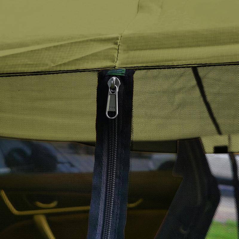 Rear Mosquito Repellent Sun Protection Tent RV Canopy Awning(Blue)