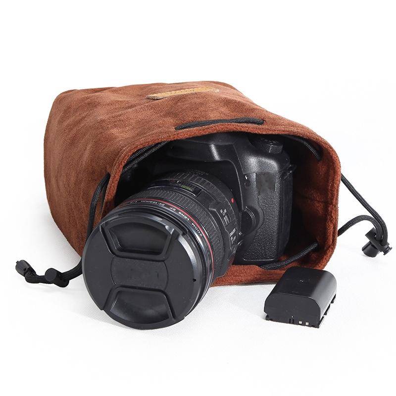 S.C.COTTON Liner Shockproof Digital Protection Portable SLR Lens Bag Micro Single Camera Bag Squa...