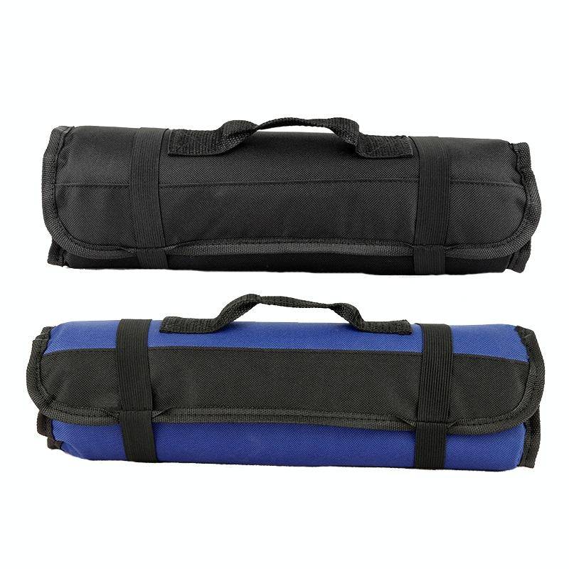 Chef Knife Storage Bag Portable Reel Knife Bag(Black)