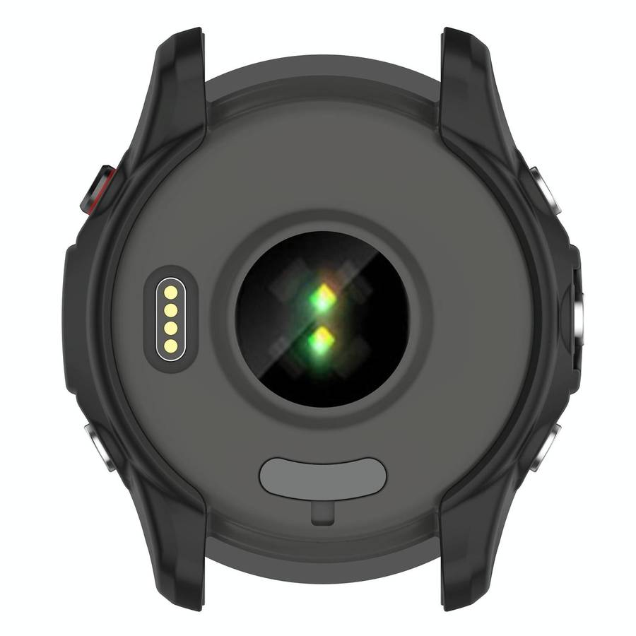 For Garmin Forerunner 255 Armor Hollow TPU Watch Case(Black)