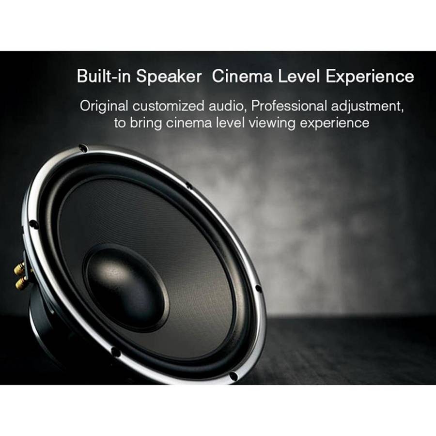 YG670 1920x1080 3000 Lumens Portable Home Theater LED HD Digital Projector, Android Version(Black)