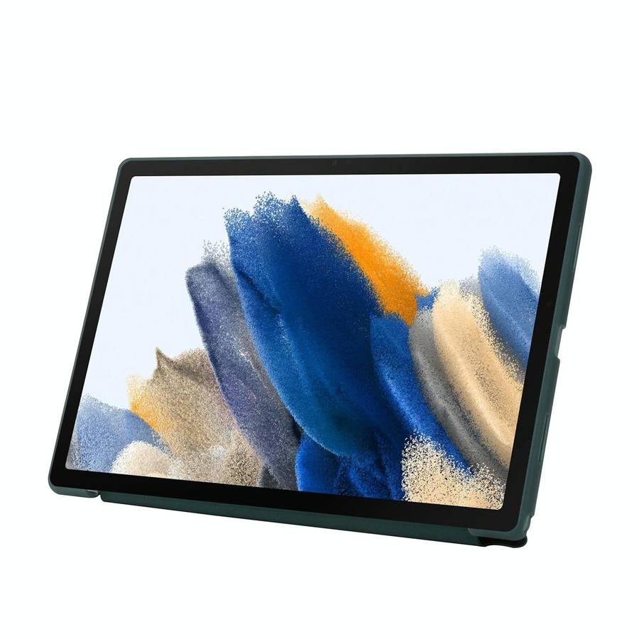 For Samsung Galaxy Tab A8 10.5 2021 Deformation Transparent Acrylic Horizontal Flip PU Leather Ta...