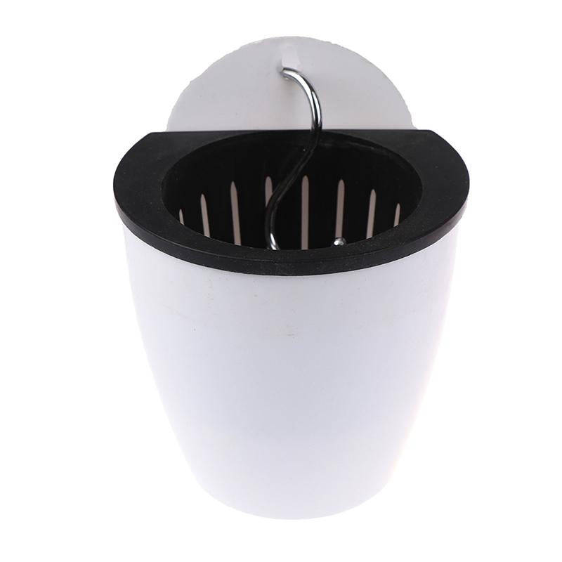 Self-Watering Planter Grow Plants Lazy Flower Pots Wall-hanging Round Resin Plastic Flower Pots, ...