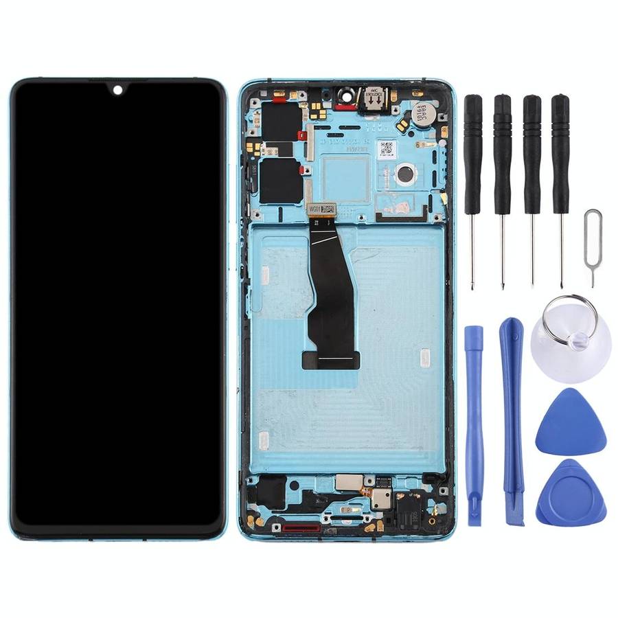 Original OLED LCD Screen for Huawei P30 Digitizer Full Assembly with Frame(Twilight)