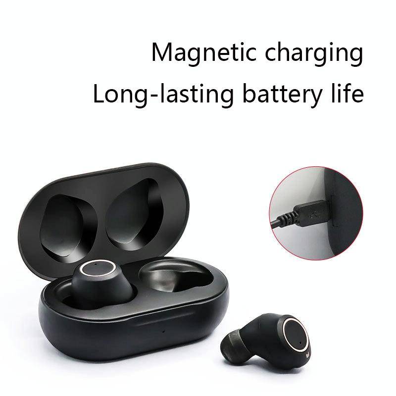 GM-305 Binaural Magnetic Rechargeable Hearing Aid Wireless Elderly Voice Amplifier (Blue + Red)