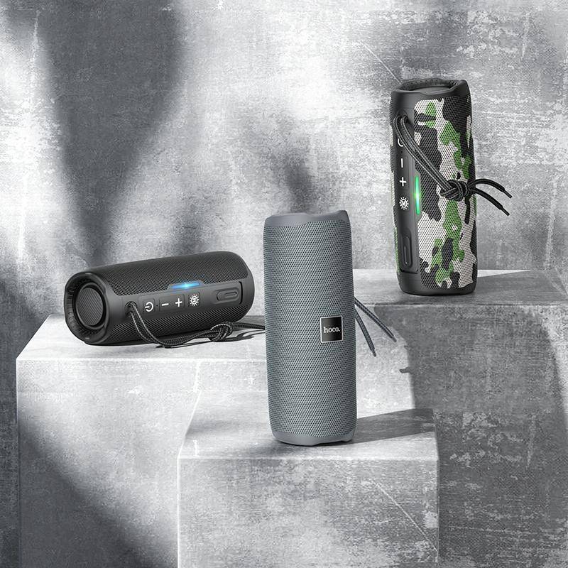 hoco HC16 Vocal Outdoor Bluetooth 5.3 Speaker Support TF Card / AUX / FM(Camouflage)