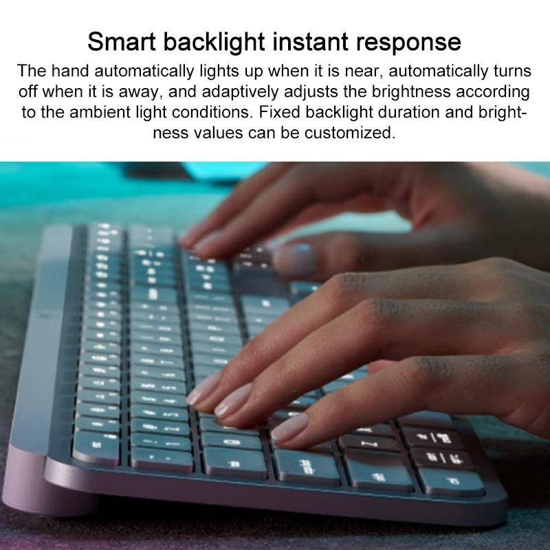 Logitech MX keys S Wireless Bluetooth Smart Backlit Keyboard (White)