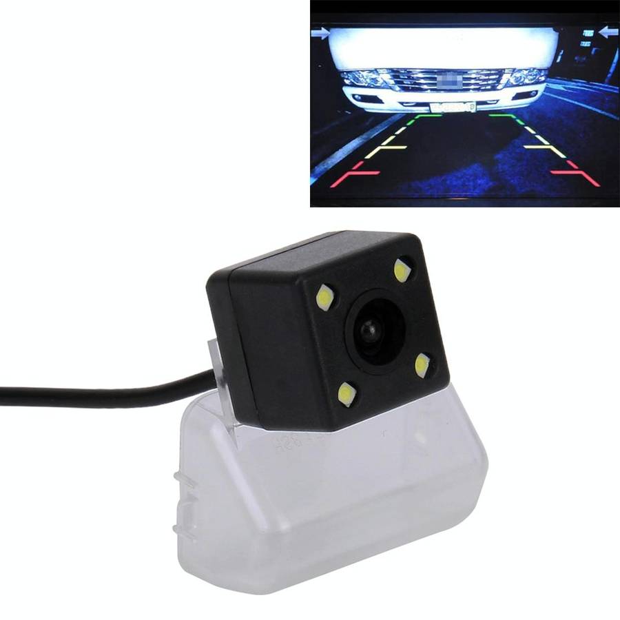 656492 Effective Pixel HD Waterproof 4 LED Night Vision Wide Angle Car Rear View Backup Reverse C...