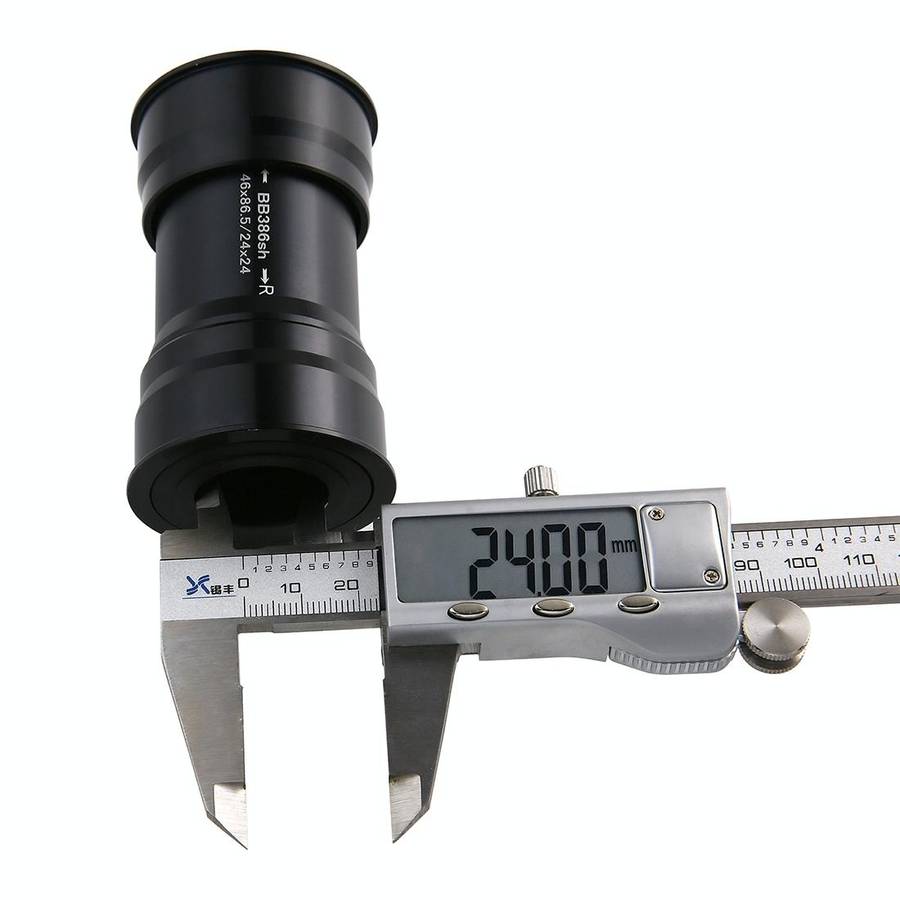 BB386 EVO Press Fit Style Bottom Bracket Fits 86.5mm for SHIMANO, Prowheel, SRAM GXP Mountain Bik...