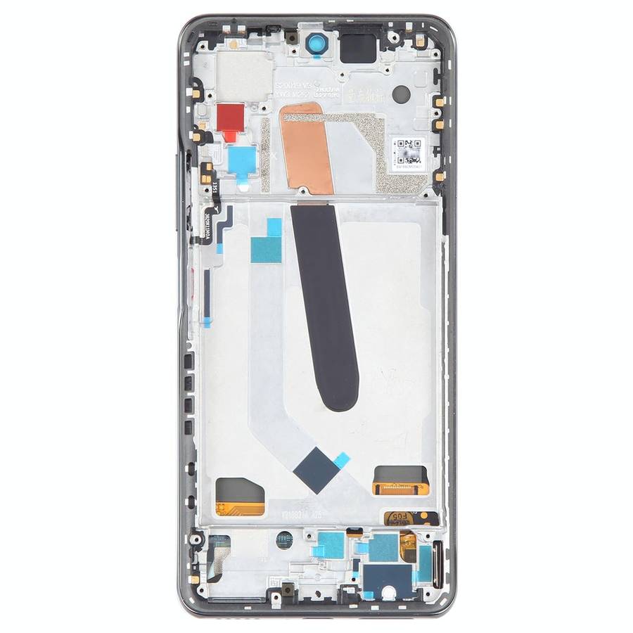 OLED LCD Screen For Xiaomi Redmi K40 Digitizer Full Assembly with Frame(Black)