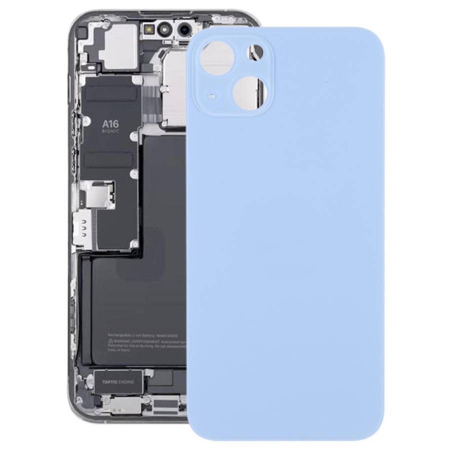 For iPhone 14 Plus Battery Back Cover(Blue)