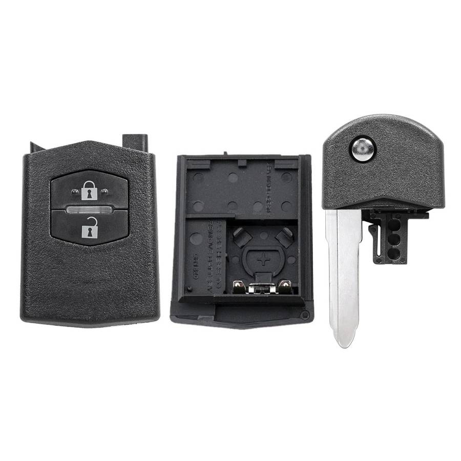 Car Key Shell Cover for Mazda, Style:3-button