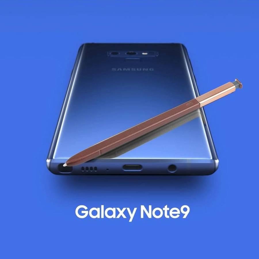 Portable High-Sensitive Stylus Pen without Bluetooth for Galaxy Note9(Brown)