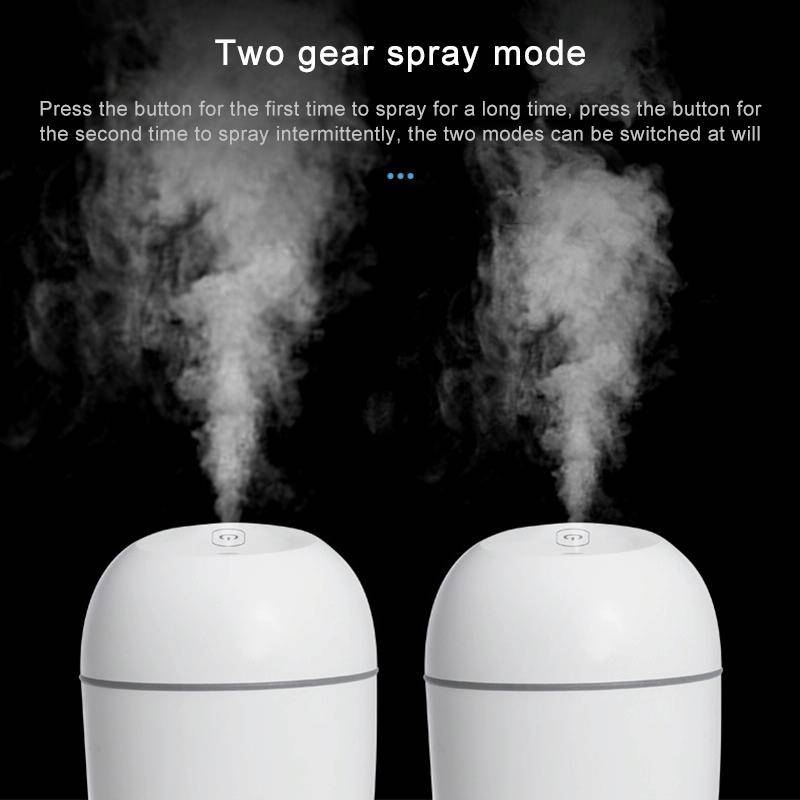 Disinfecting Humidifier USB Home Silent Bedroom Large Capacity Desktop Aroma Diffuser(Pink)