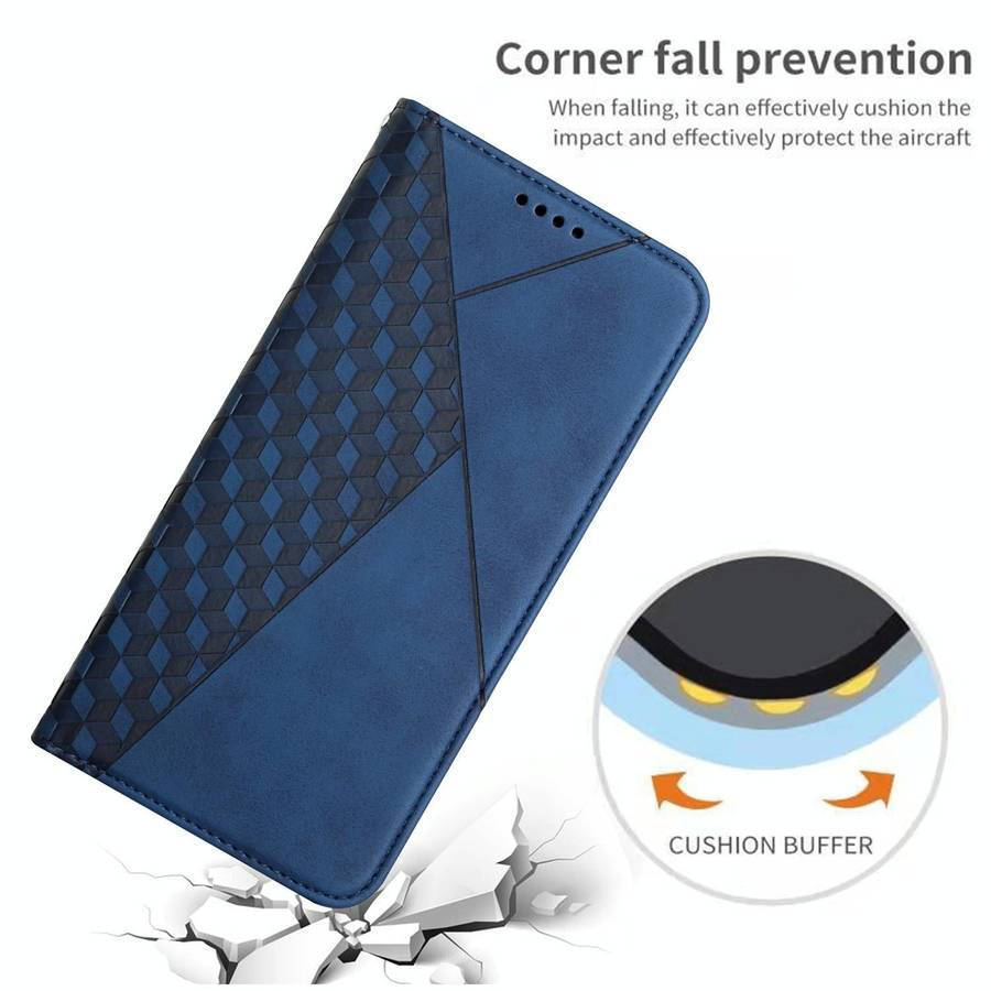 For Xiaomi 12T/12T Pro/Redmi K50 Ultra Diamond Splicing Skin Feel Magnetic Leather Phone Case(Blue)