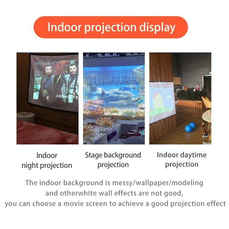 Simple Folding High Density Polyester Projector Film Curtain, Size:72 inch (4:3) Projection Area:...