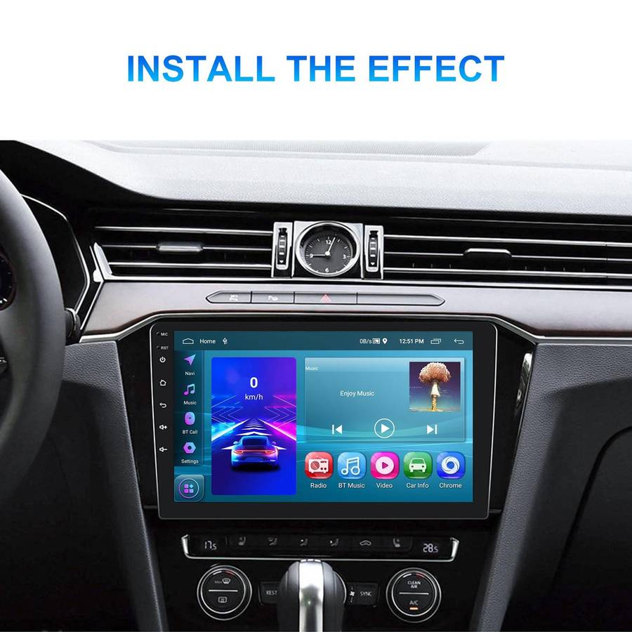 A3195 9 Inch Car Android Large Screen Navigation Central Control Screen 2+32G Player with CarPlay...