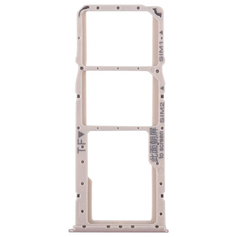 2 SIM Card Tray + Micro SD Card Tray for Huawei Enjoy 8 Plus(Gold)
