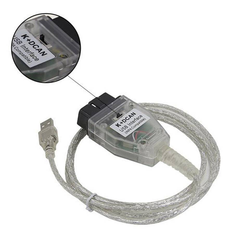 INPA K+CAN with Switch USB Interface Cable for BMW