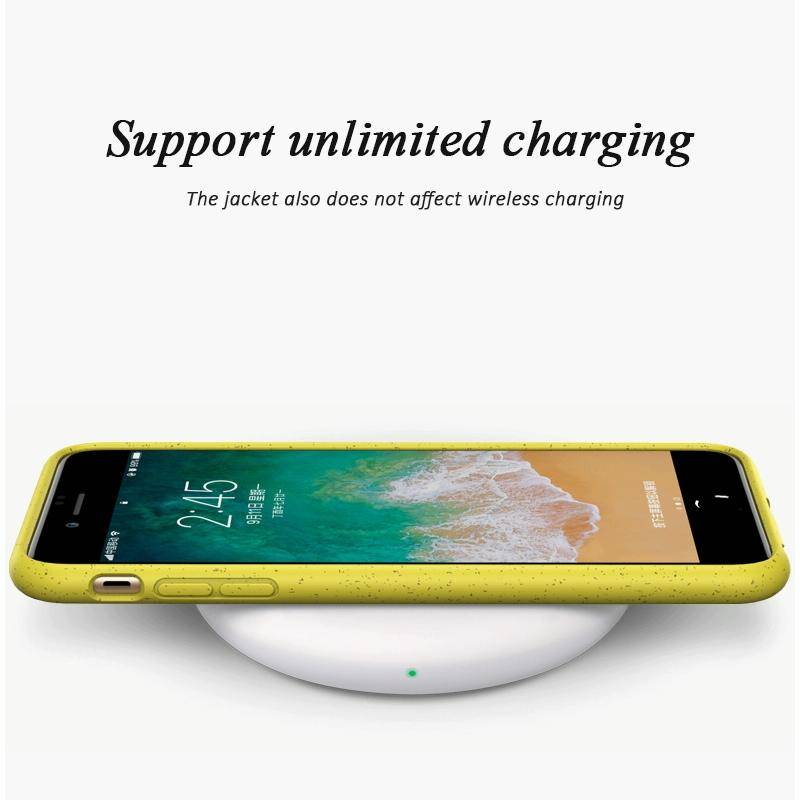 For iPhone 6 Plus & 6s Plus Starry Series Shockproof Straw Material + TPU Protective Case(Yellow)